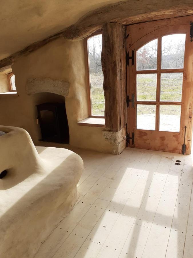 Maison Terre Les Cabanes De Fallot - Sauna Bain-Froid Piscine Naturelle L'isle-Bouzon Екстериор снимка